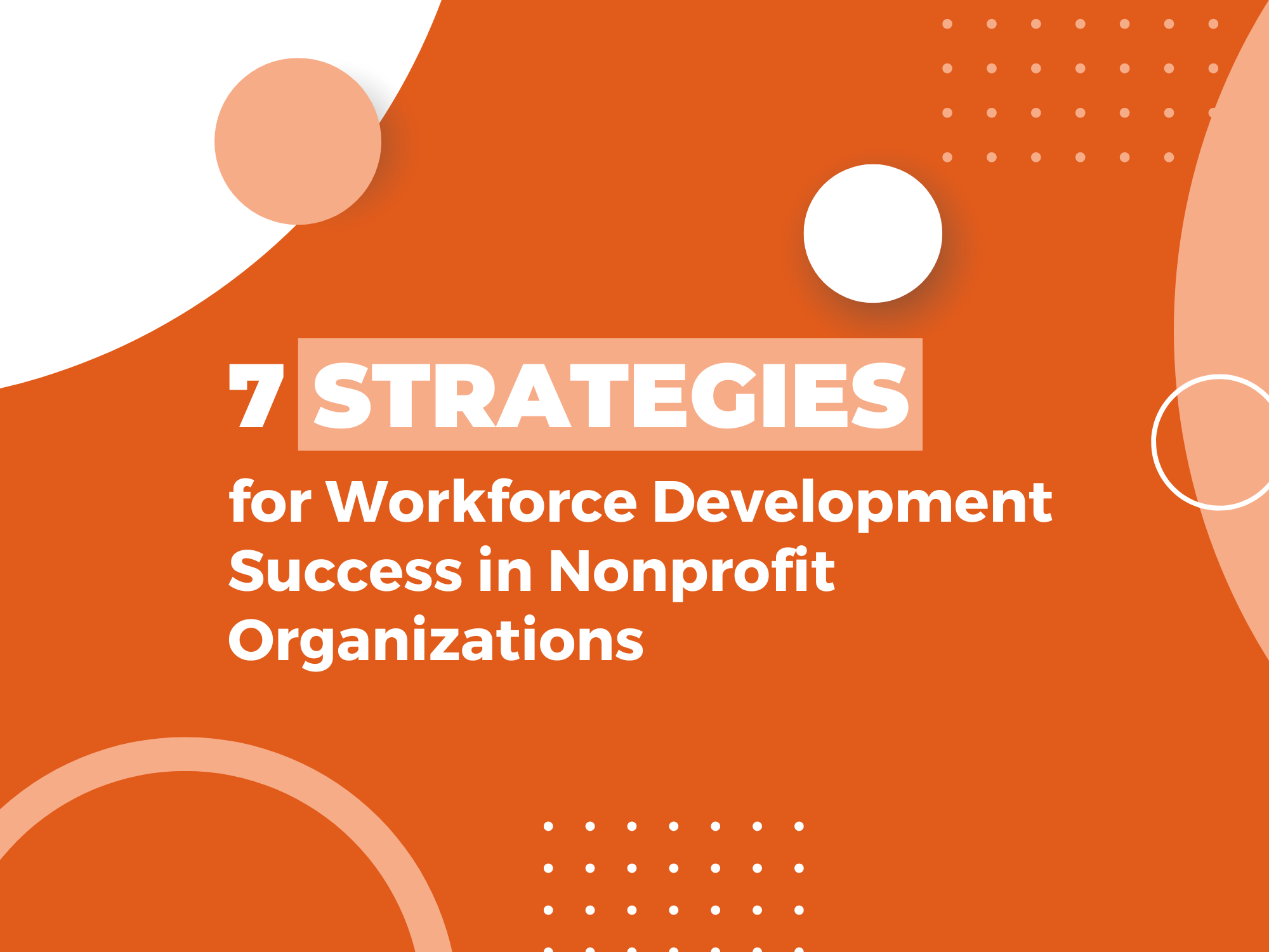 Strategies for Workforce Development Success in Nonprofit Organizations ...